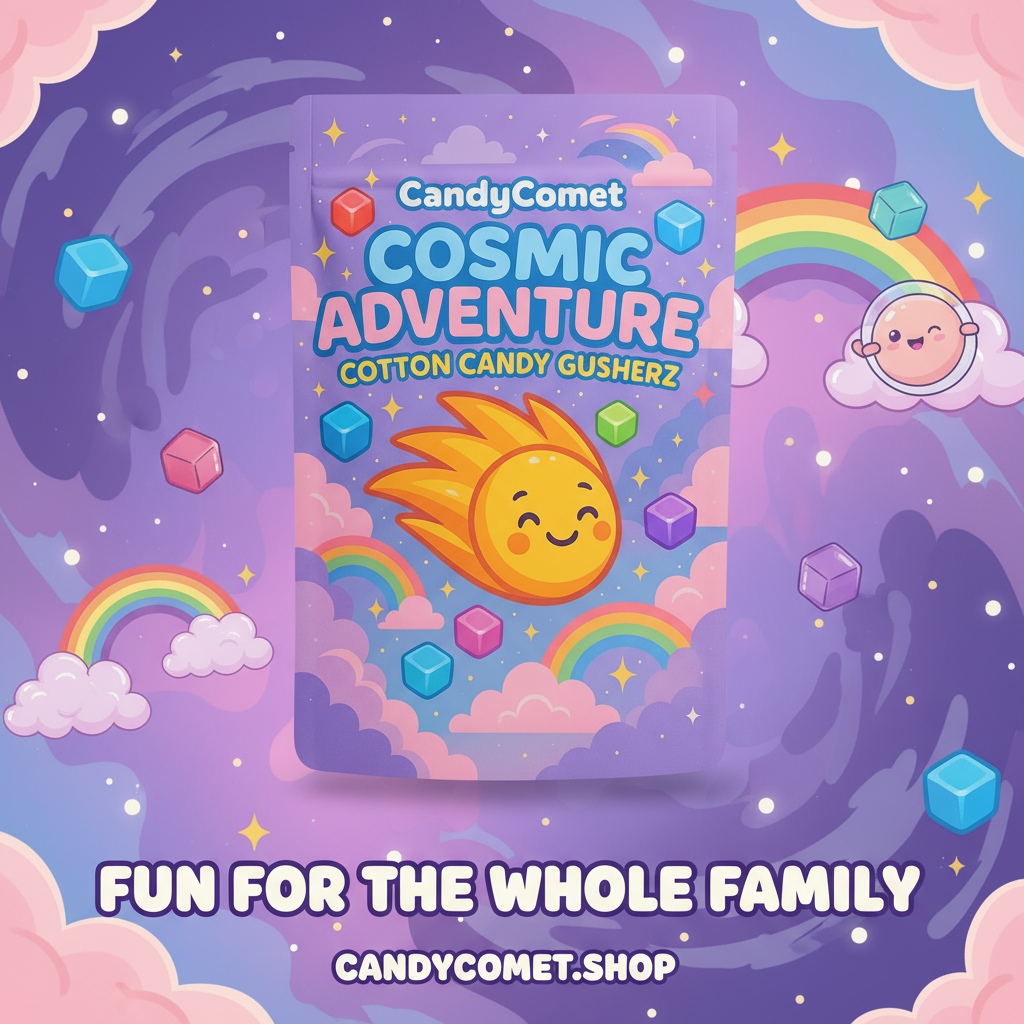 🚀 Candy Comet Cosmic Adventure - Cotton Candy Gusherz