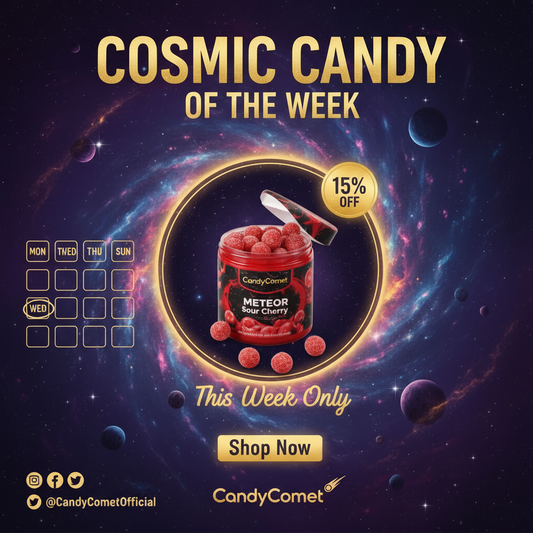Meteor Sour Cherry Cotton Candy Gusherz