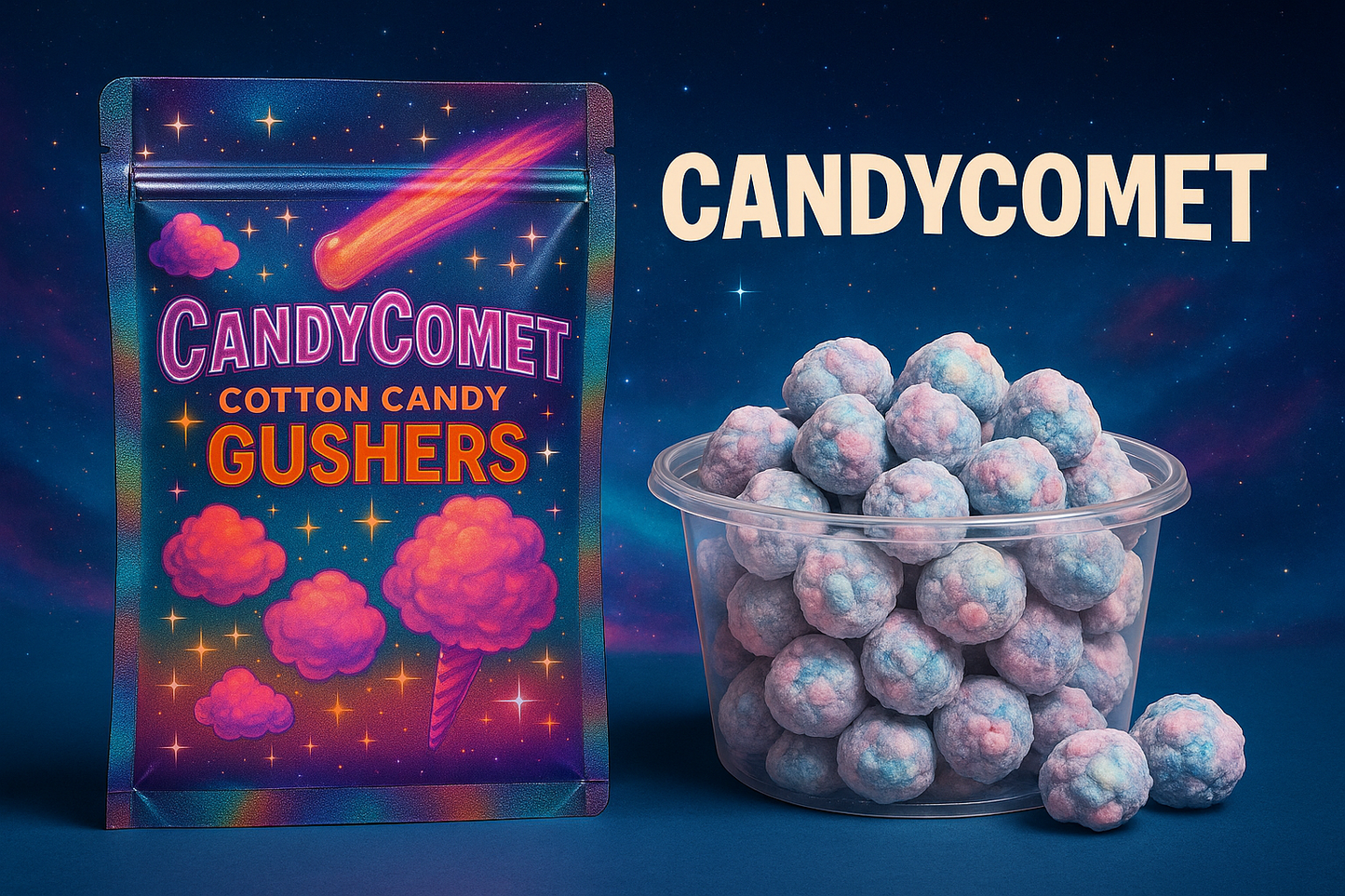 Original Candy Comet - Cotton Candy Gusherz