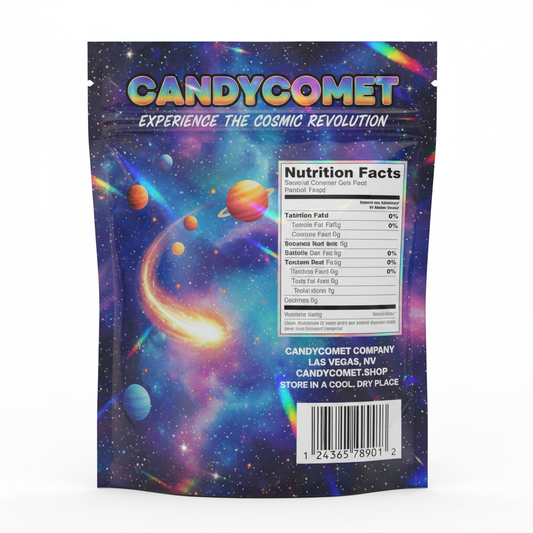 CandyComet Holographic Galaxy Cotton Candy Gusherz