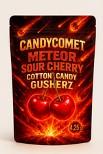 Meteor Sour Cherry Cotton Candy Gusherz